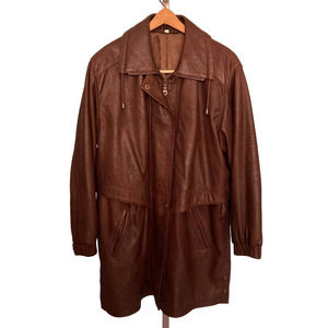 Oversized CandA Leather Jacket